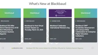 Blackbaud eTapestry screenshot