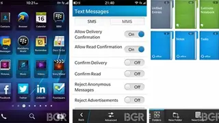 BlackBerry OS screenshot