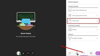 Blackboard Collaborate screenshot