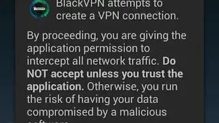 blackVPN screenshot