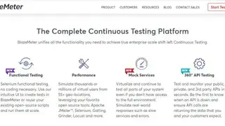 BlazeMeter screenshot