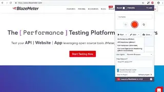 BlazeMeter Continuous Testing Platform screenshot