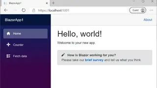 Blazor screenshot
