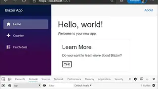 Blazor screenshot