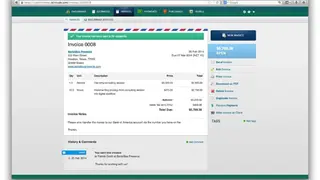 Blinksale screenshot
