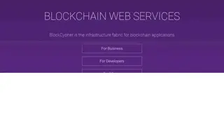 BlockCypher screenshot