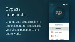 Blockless Proxy VPN – Freedom & Privacy screenshot