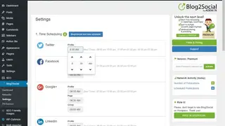 Blog2Social screenshot