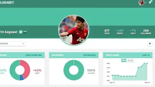 Blogabet screenshot