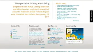 BlogAds screenshot