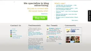 BlogAds screenshot