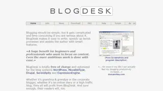 BlogDesk screenshot