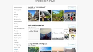 Bloglovin’ screenshot
