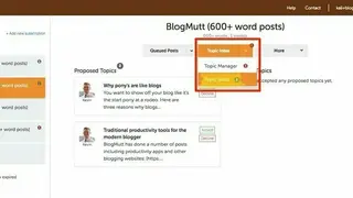 BlogMutt screenshot