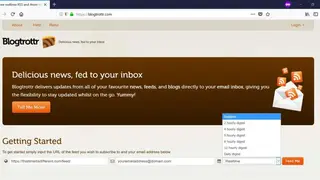 Blogtrottr screenshot