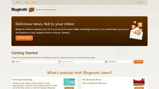 Blogtrottr screenshot