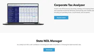 Bloomberg Corporate Tax Auditing & Planning screenshot