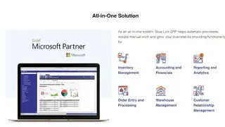 Blue Link ERP screenshot