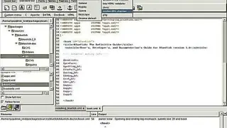Bluefish Editor screenshot