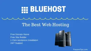 Bluehost screenshot