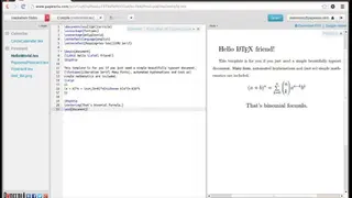 \BlueLaTeX screenshot