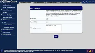 BlueOnyx screenshot