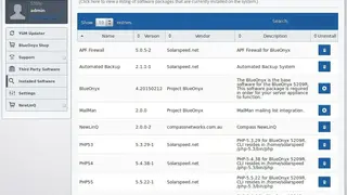 BlueOnyx screenshot