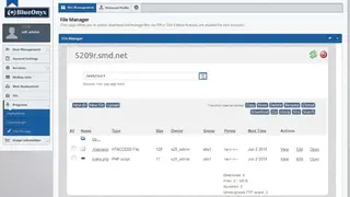 BlueOnyx screenshot