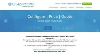 Blueprint CPQ screenshot