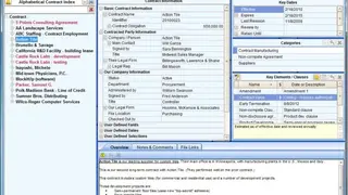 Blueridge Software Contract Assistant screenshot