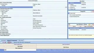 Blueridge Software Contract Assistant screenshot