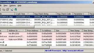 BlueScreenView screenshot
