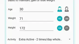 BMI Calculator & Ideal Weight screenshot