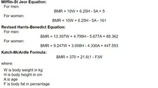 BMR Calculator screenshot