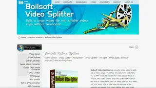 Boilsoft Video Splitter screenshot