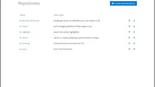 Bonobo Git Server screenshot