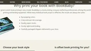 BookBaby screenshot