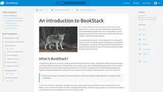 BookStack screenshot