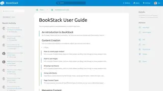 BookStack screenshot