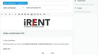Booqable screenshot