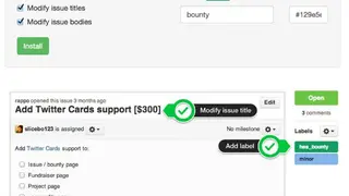 BountySource screenshot