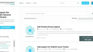 BountySource screenshot