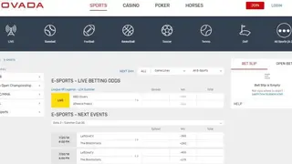 Bovada screenshot