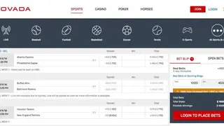 Bovada screenshot