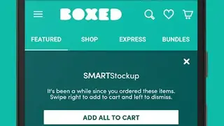 Boxed screenshot