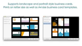 BP Business Card Designer screenshot