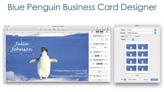 BP Business Card Designer screenshot