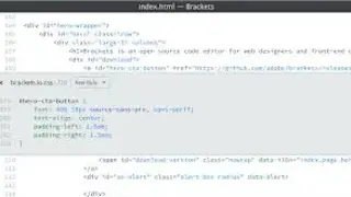 Brackets screenshot