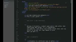 Brackets screenshot