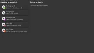 Brasero screenshot